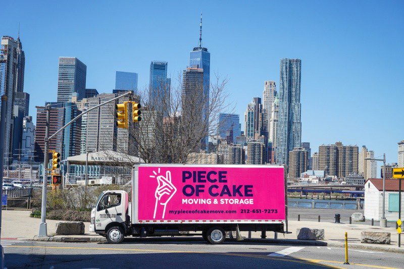 Piece of Cake Moving & Storage truck (pink)