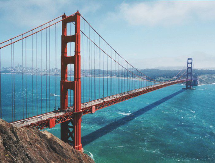 Living in California (Golden Gate Bridge)
