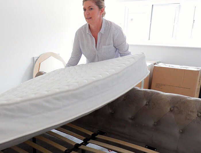 how to pack mattress for moving
